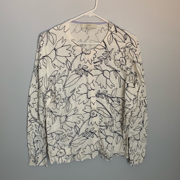 LOFT Sweaters - LOFT Cardigan Sz XL